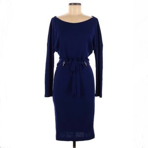 Roberto Cavalli Wool Blend Cobalt Dress